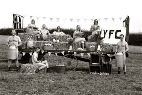 Farmers Pose Naked For Charity Calendar