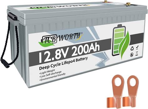 Jp Tcbworth 12v 200ah Lifepo4 バッテリー リン酸鉄リチウム電池 ビルトインbmsシステム 短絡保護 過充電保護 過放電保護 最大7000回の