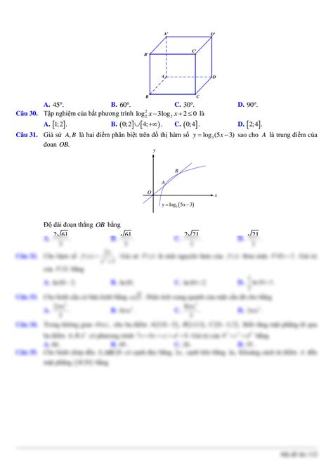 Solution Thi Th To N Thpt S Gd T L I Gi I Chi Ti T Studypool