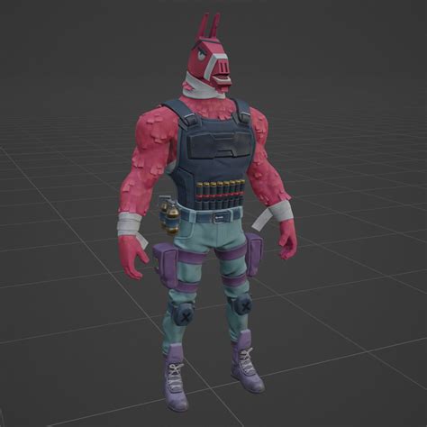 Lt John Llama Fortnite D Model By Shevraar