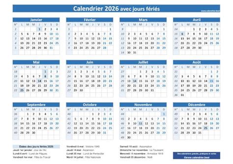 Jours F Ri S En France Dates Et Calendriers Avec Jousr