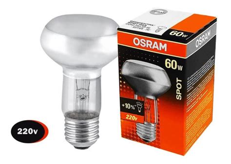 Lâmpada Incandescente R63 Spot Refletora 60w 220v E27 Osram MercadoLivre