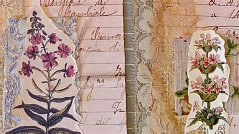 Roxysweeklychallenge Tutorial Pretty Antique Script Journal