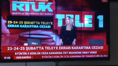 Ali Serçe on Twitter Tele 1e 3 günlük kapatma cezası Tele 1 ekranı