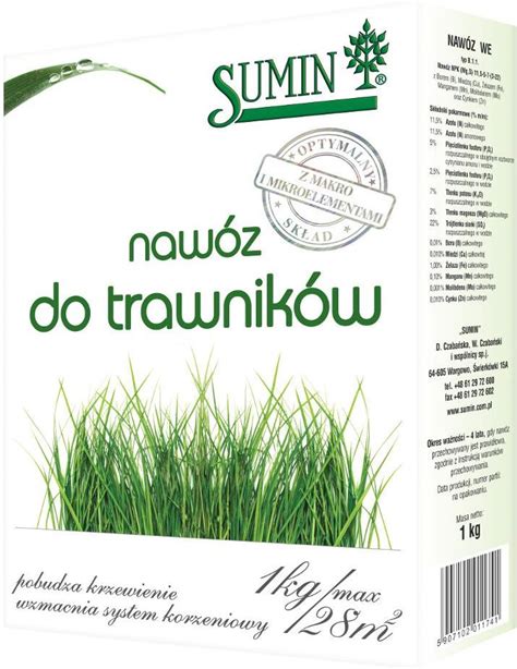 Nawóz Sumin Do Trawników Optymalny Skład 1Kg Ceny i opinie Ceneo pl