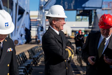 Nsmv Keel Laying Tote Engineering And Philly Shipyard Ce Flickr