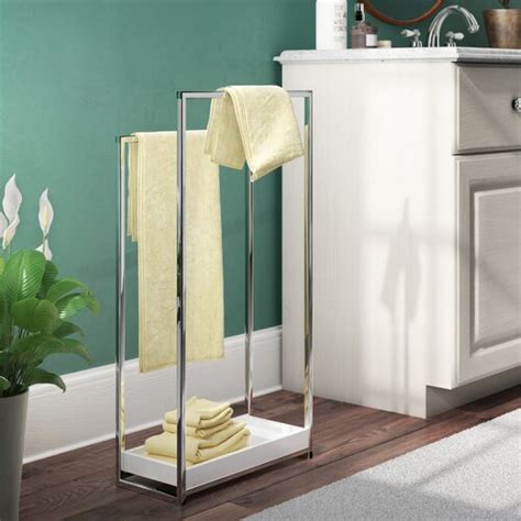 Kingston Brass Edenscape Freestanding 2 Tier Towel Rack And Reviews Wayfair