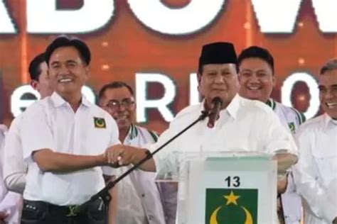 Yusril Yakin Prabowo Menangi Pilpres Begini Hitung Hitungannya