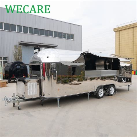 Wecare Custom Airstream Mobile Bar Food Trailers Remorque Pizza Bbq