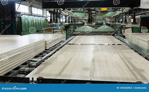 Production of Laminated Fiberboard. Fibreboard Sheets for Furniture ...