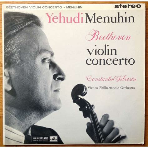 Beethoven Violin Concerto Rare Uk St Press Hmv White Gold Stereo