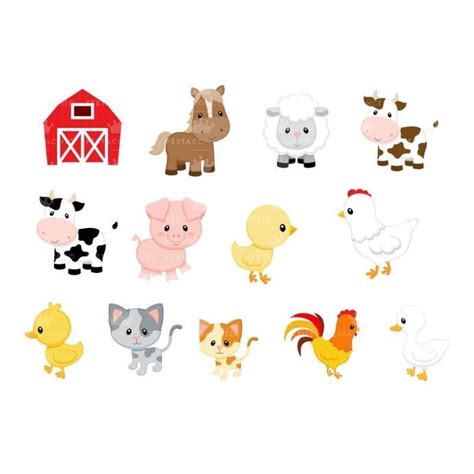Figuras De Animais Da Fazenda Para Imprimir
