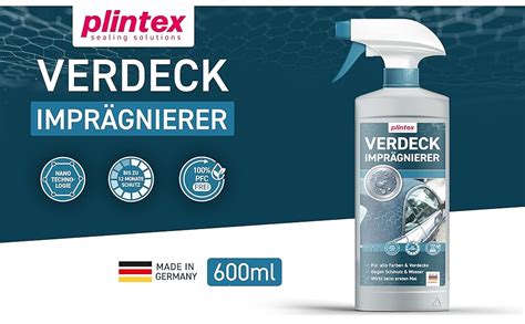 Plintex Ml Cabrio Verdeck Impr Gnierung I Impr Gnierspray F R