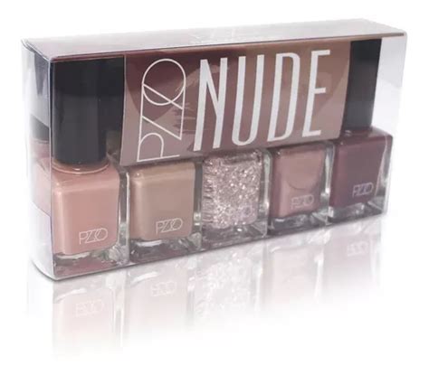 Set 5 Esmaltes De Uñas Petrizzio Nude 11ml C u Cuotas sin interés