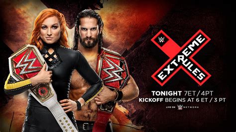 Wwe Extreme Rules 2019 Match Card Previews Start Time And More Wwe