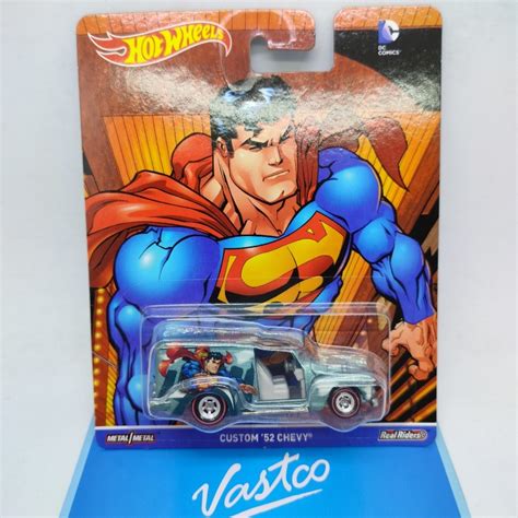 Jual Hot Wheels DC Comics Superman Custom 52 Chevy Hotwheels Pop Culture Jakarta Barat