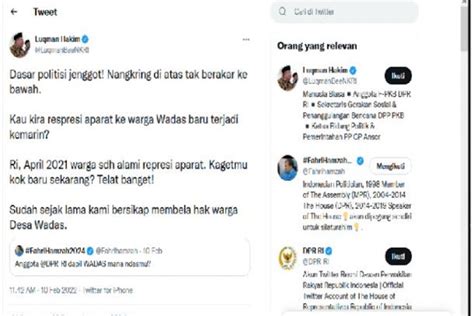 Bikin Status Dapil Wadas Mana Ndasmu Fahri Dikepret Luqman Hakim