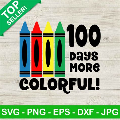 100 Days Of Kindergarten Svg Teacher Smarter Rainbow Svg School Svg