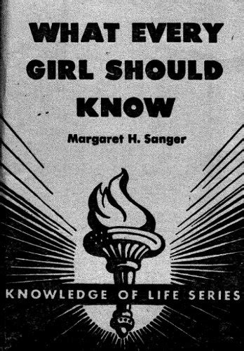 What Every Girl Should Know Ebook Sanger Margaret Kindle Store