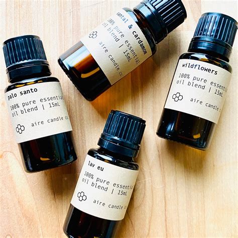 100 Pure Essential Oil Blends Bespoke Handcrafted Vegan Blends For