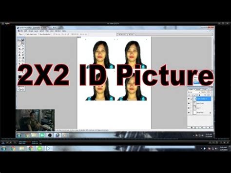 How To Create 2X2 ID Picture Using Abobe Photoshop YouTube