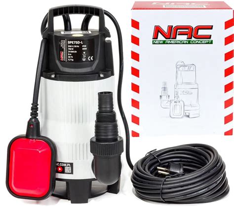 NAC POMPA 750W SPE75D L DO WODY BRUDNEJ OGRODOWA SPE75D L Cena