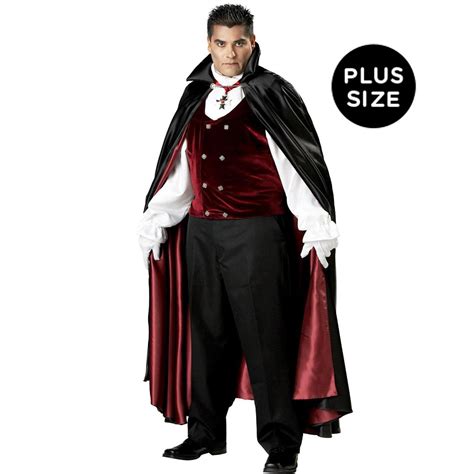 Gothic Vampire Plus Elite Collection Adult Costume