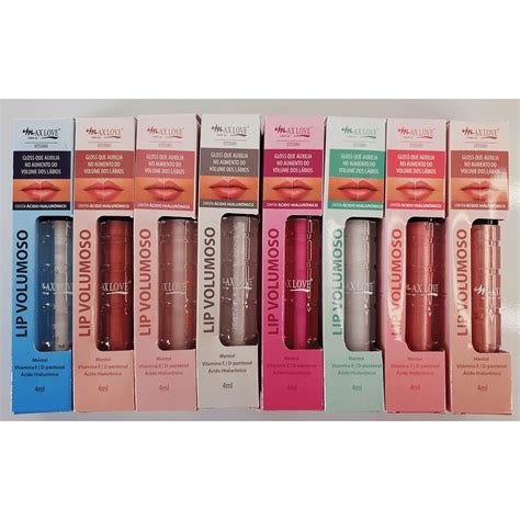 Gloss Lip Volumoso Ml Max Love Shopee Brasil