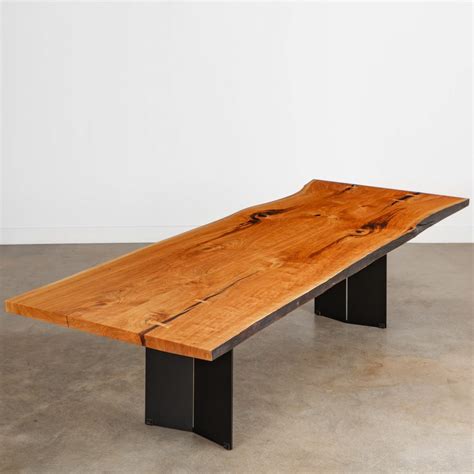 Cherry Dining Table No 391 Elko Hardwoods Modern Live Edge Furniture Dining And Coffee