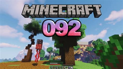 Let S Play Minecraft B Ume F Llen Und Haus Aufstellen Youtube