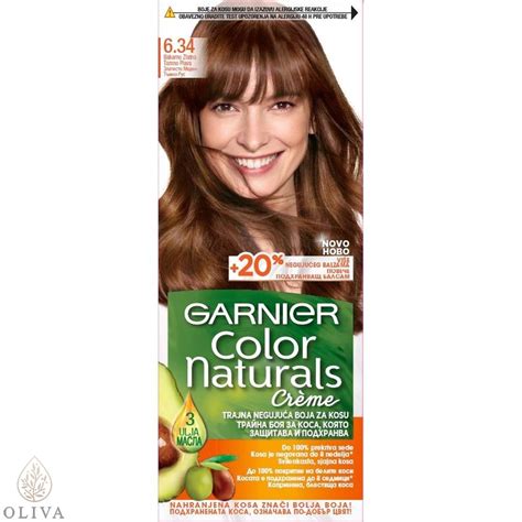 Garnier Color Naturals Creme Boja Za Kosu Bakarno Zlatno Tamno