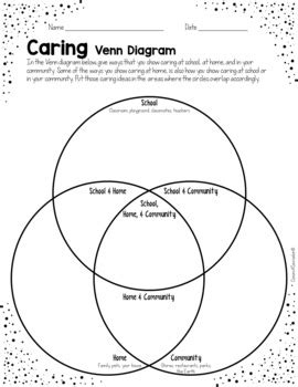 Caring Worksheets Character Counts By Coconut Counselor Tpt