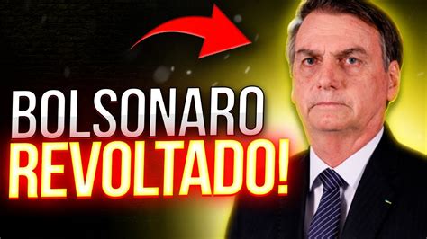 BOLSONARO SE REVOLTA CONTRA O TSE E FALA QUE NÃO VAI PARAR DE LUTAR