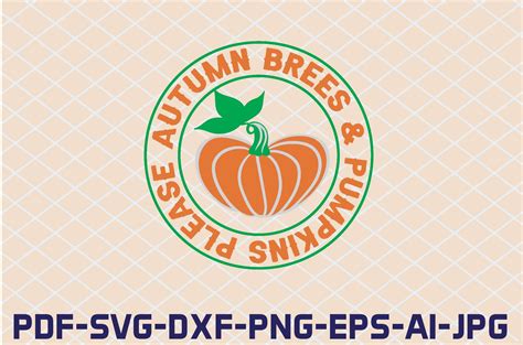 Autumn Brees Pumpkins Please SVG Afbeelding Door FH Magic Studio