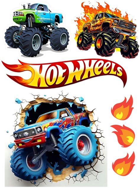 Opłatek na Tort HOTWHEELS HOT WHEELS Dekoracja do Tortu Wydruk waflowy 17182428255 Allegro pl