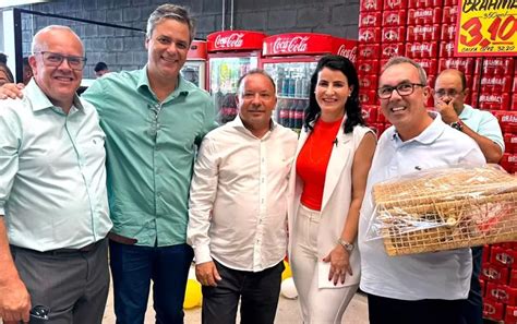 Prefeita Luciana Machado Participa Da Inaugura O Do Atacarejo Em Posto