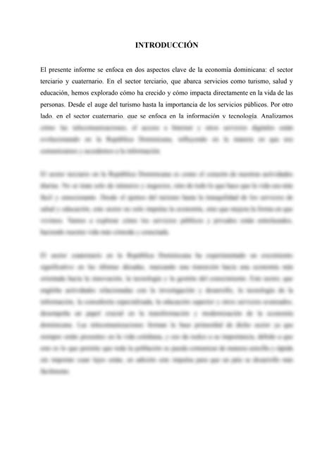 Solution Informe Investigativo Sobre Los Sectores Econ Micos Studypool