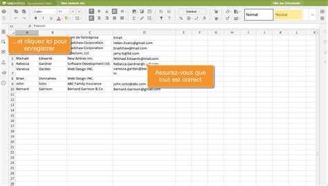 Comment créer un fichier CSV office en ligne