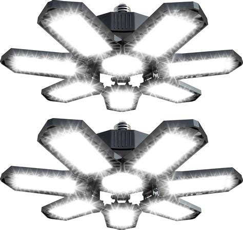 Pack Led Garage Lights W Garage Lights Ceiling Led With