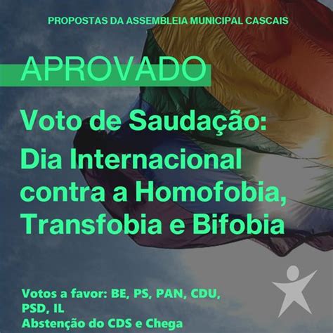 Voto De Saudação Ao Dia Internacional Contra Homofobia Transfobia E