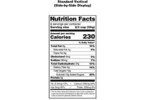 34 Pringles Nutrition Facts Label Labels Database 2020 Images