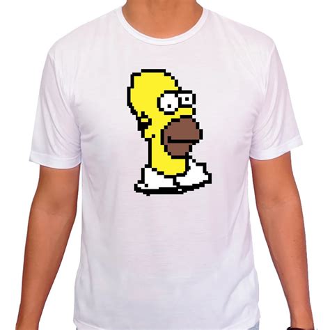 Camiseta Camisa Homer Simpson The Simpsons Série Cartoon Elo7