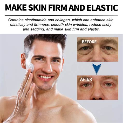 Mens Collagen Anti Lighten Fine Lines Firming Skin And Moisturizer