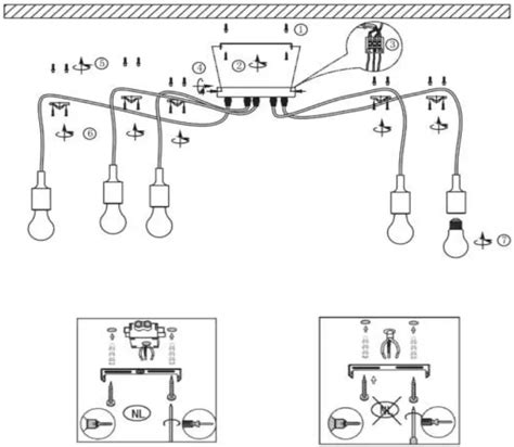 Lucide Fix Multiple Pendant Light Instruction Manual