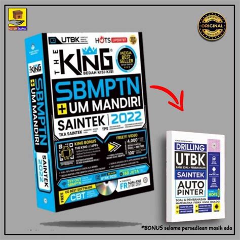 Jual Buku Sbmptn Saintek The King Bedah Kisi Kisi Update