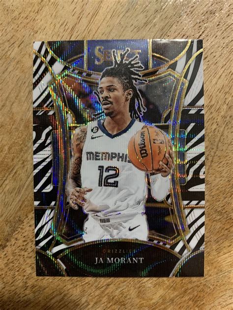 Ja Morant 2023 Select 336 Mezzanine Zebra SSP Price Guide Sports