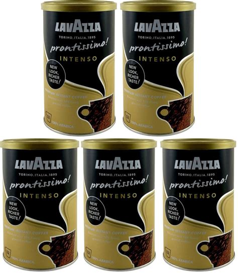 5 Lavazza Prontissimo Intenso Instant Coffee 95g 3 3oz 475g In