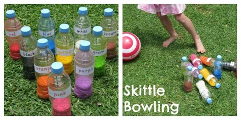 DIY Skittles & Games | Learning 4 Kids