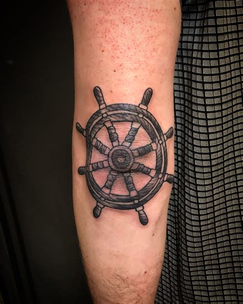 Tattoo of the Week: Ship's Wheel... — Independent Tattoo - Dela-where?