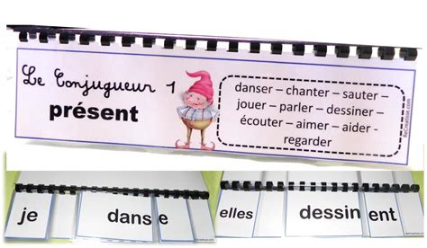 Conjugaison verbes en ER au présent par ReCreatisse jenseigne fr